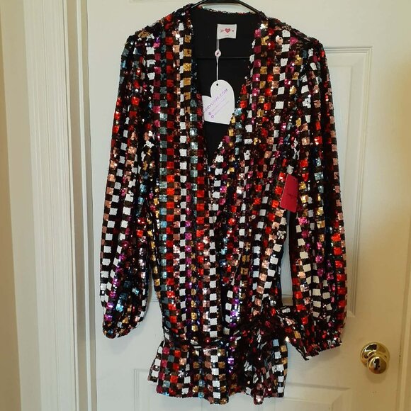 BUDDY LOVE Radiant Shine Adeline Kaleidoscope Dress NWT - Picture 8 of 12